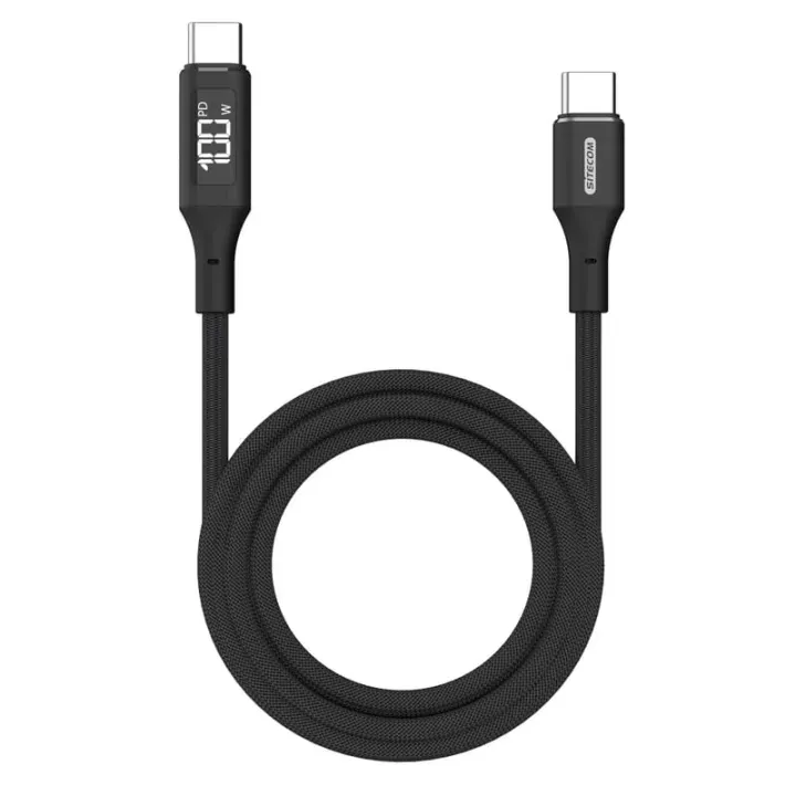 Sitecom CA-1005 USB-C to USB-C Power cable with LED display - LT40604 (N0002)